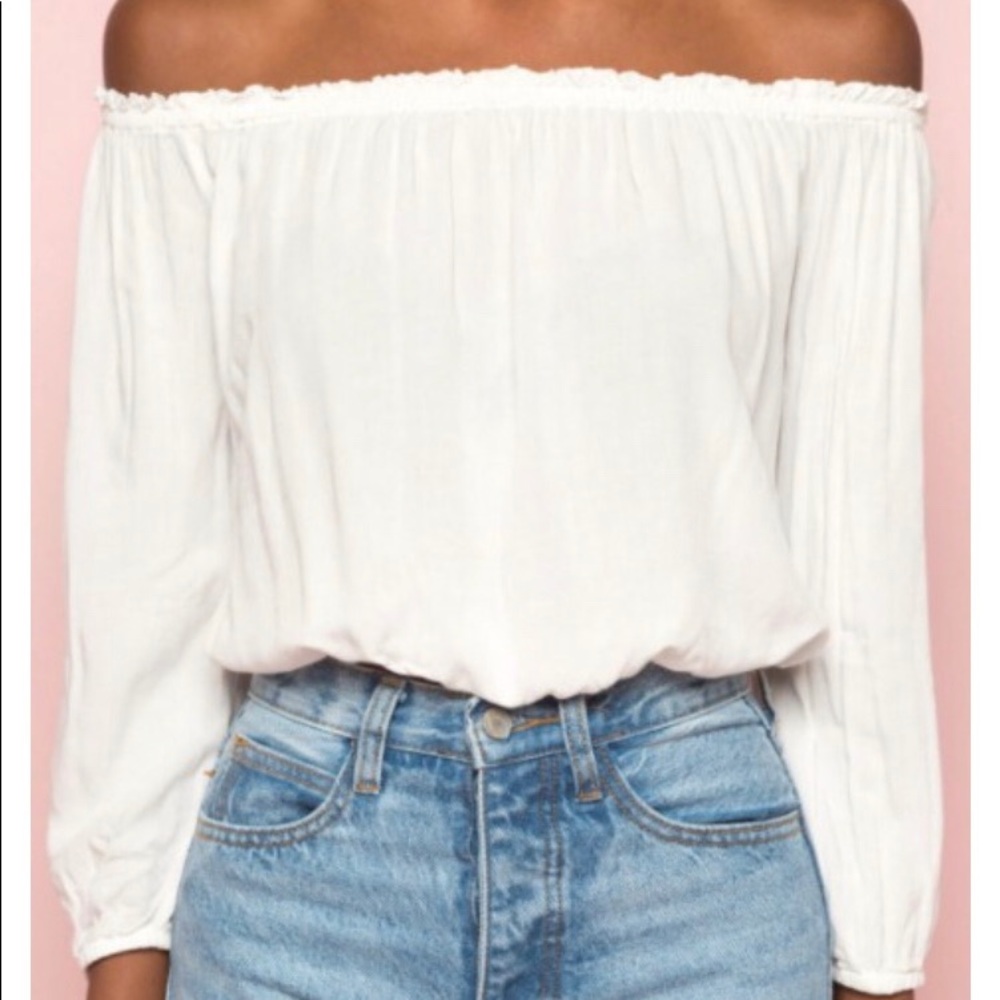 Brandy Off The Shoulder Top